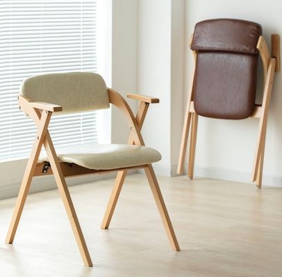Langlebige Wohnmöbel Moderne Klappstuhl aus Holz für Restaurant und Wohnzimmer