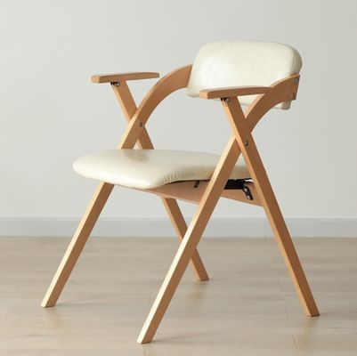 Langlebige Wohnmöbel Moderne Klappstuhl aus Holz für Restaurant und Wohnzimmer