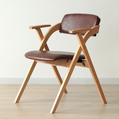 Langlebige Wohnmöbel Moderne Klappstuhl aus Holz für Restaurant und Wohnzimmer