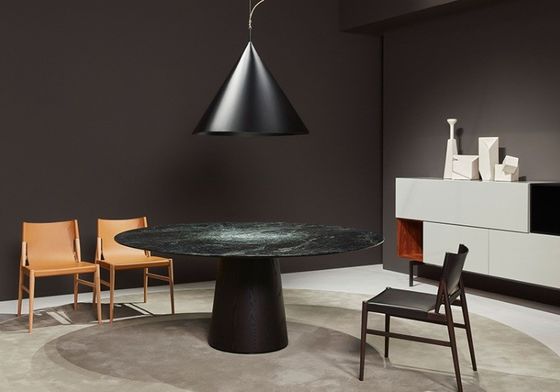 Holz Speisestuhl italienischer Klassiker Luxus moderner Kaffeestuhl Schwarz/Braun Wohnzimmermöbel aus PU-Leder