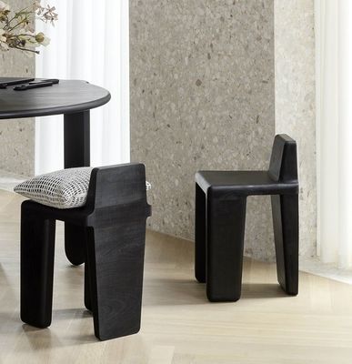 Moderne Holz-Sitze Esszimmer-Stuhl Wohnzimmer Barhocker Abschluss Nitrolacquer für das Home Office