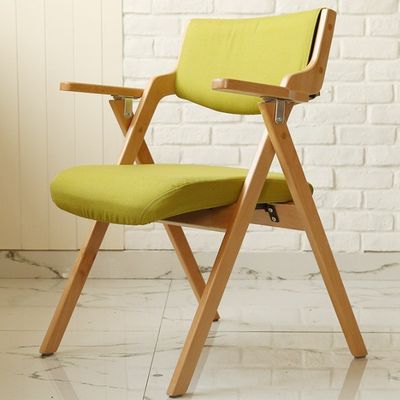 Klappstuhl Stoff Eichenholz Metall Klappstühle Esszimmer für Veranstaltungen W50*D60*H82CM Esszimmermöbel