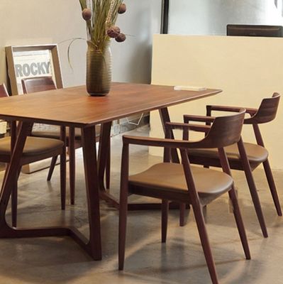 Wohnzimmer Möbel Allgemein Massivholz Restaurant Esszessel mit Luxus modernem Design und PU-Ledermaterial