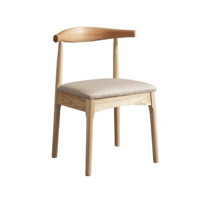 Rattan- und Massivholzveredelung Nitrolacquer Esszimmerstuhl für Hotelrestaurants Möbel im nordischen Modernen Stil