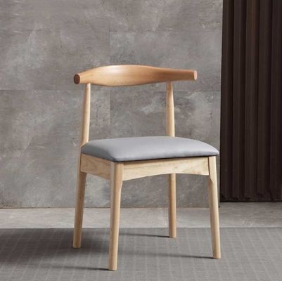 Rattan- und Massivholzveredelung Nitrolacquer Esszimmerstuhl für Hotelrestaurants Möbel im nordischen Modernen Stil