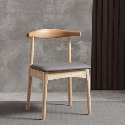 Rattan- und Massivholzveredelung Nitrolacquer Esszimmerstuhl für Hotelrestaurants Möbel im nordischen Modernen Stil