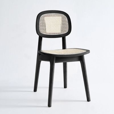 Moderne Rattan-Esstuhl für Hotel Luxus-Hausmöbel in Oak Natural