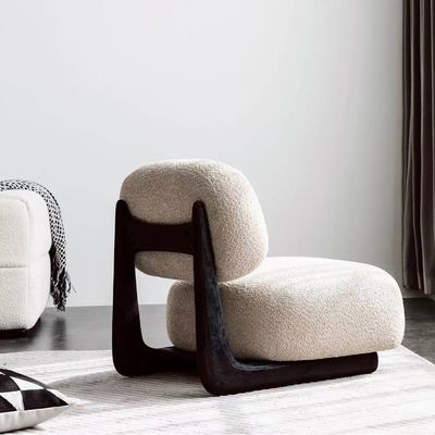 Massivholz Freizeit-Lounge Stoff Wohnzimmer Möbel Sofa Nordic Chair 50pcs Moderne Holzsofa Stuhl Polster Stuhl
