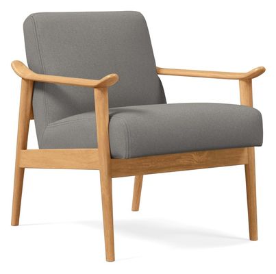Komfort und Eleganz in Ihr Wohnzimmer mit Massivholz Freizeit-Lounge Holzsofa Stuhl W67*D79*H78 CM
