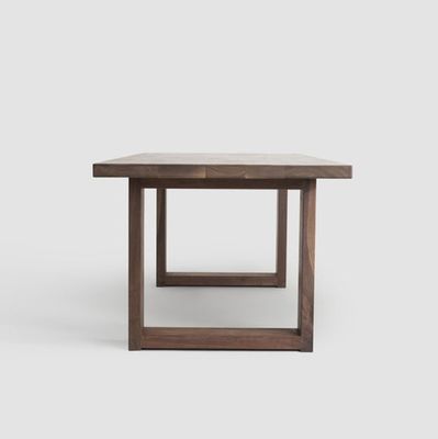 Japanische Luxus Sitze Esszimmer Möbel Tisch Rechteckiger Massivholz Esstisch Set ohne Falte Villa für Villa