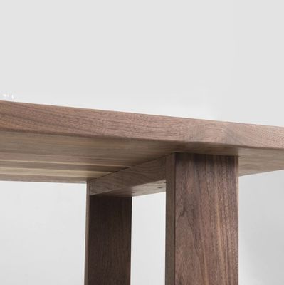 Japanische Luxus Sitze Esszimmer Möbel Tisch Rechteckiger Massivholz Esstisch Set ohne Falte Villa für Villa
