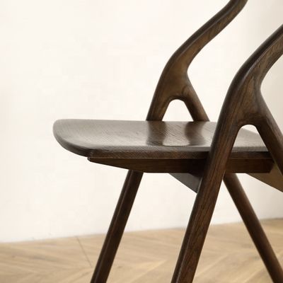 Luxuriöser Holzrestaurantsessel im modernen Stil mit Kundenentwürfen und Materialien