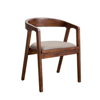 Natürliche/Walnuss-Moderne Holzstuhl Einfache Home Dining Bar PU Lederstuhl zum Verkauf