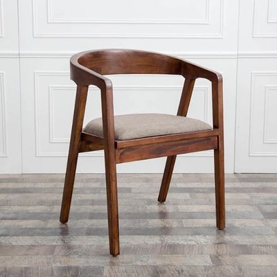 Natürliche/Walnuss-Moderne Holzstuhl Einfache Home Dining Bar PU Lederstuhl zum Verkauf