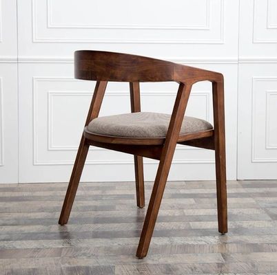 Natürliche/Walnuss-Moderne Holzstuhl Einfache Home Dining Bar PU Lederstuhl zum Verkauf