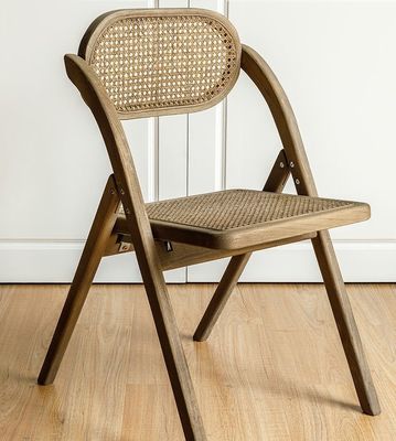 Faltbarer Rattan-Stuhl für Büro-Essen und Hochzeiten KEIN Faltbarer Massivholz-Stil