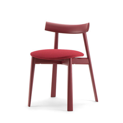 Gewebe/Schaumsponge-Bedeckungsmaterial Nordischer Stil Paddel Freizeit Café Esszessel Zuhause Polsterstuhl Massivholzstuhl