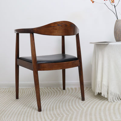 Solid Ash Holz Nordic Design Präsidentenstuhl für Restaurants Esszimmermöbel