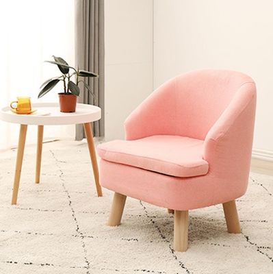 Moderne Design Stoff Abdeckung Massivholz Sessel für Wohnzimmer Sofa Stuhl