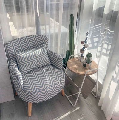 Holzarmstühle für Wohnzimmermöbel amerikanischer moderner Design Massivholz Freizeitstuhl