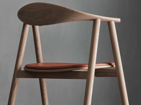 Vintage Luxus Massivholz Sessel W55*D47.5*H74.5cm für Heimmöbel im klassischen Stil