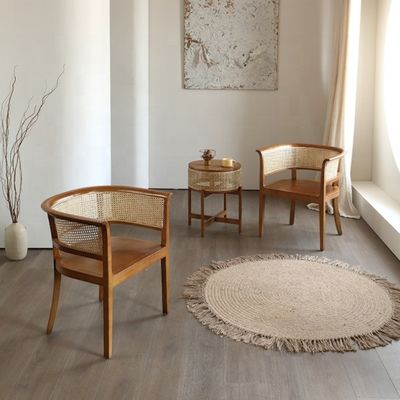 Zuhause Möbel Morden Nordic Gewebter Rohrstock Schwarz Rarran Schlafstuhl Holzstuhl Wicker für Hotels Esszimmer Stühle Polster