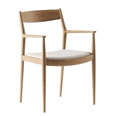 Restaurant Holz Esszimmer Armstuhl Mitte des Jahrhunderts Modernes Design Massivholz Postverpackung Y