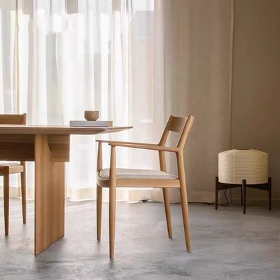 Restaurant Holz Esszimmer Armstuhl Mitte des Jahrhunderts Modernes Design Massivholz Postverpackung Y
