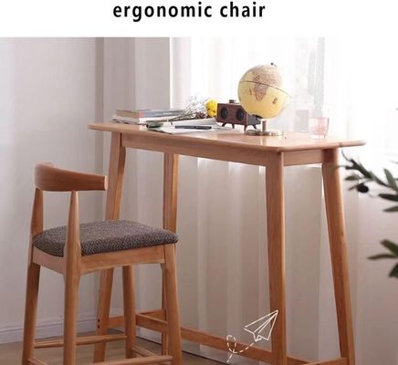 Beliebter Walnussfarben Holz Barhocker für Massivholz Esszimmer Stuhl im Restaurant