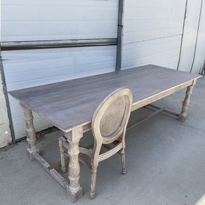 Nitrolacquer Finish Amerikanische Farbtische Rectamgle Massivholz Esstisch Klapptisch für modernes einfaches Design