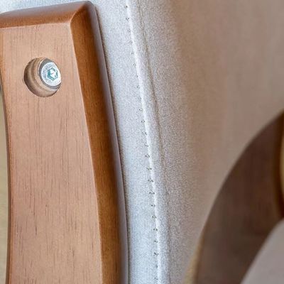 Sitzrücken und Naturholz Speisesaal Beinloser Stuhl für Wohnzimmer