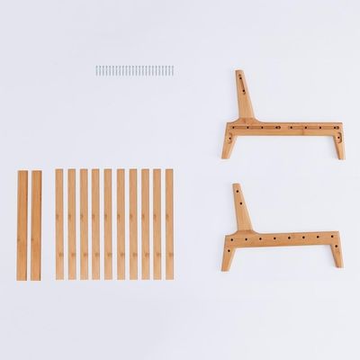 Japanische Tatami Holz Fußlose Boden Tee-Stuhl mit Rückenunterstützung OEM/ODM JA