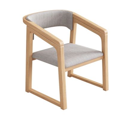 Maßgeschneiderte Farbe Massivholz PU Leder Holz Stuhl W56*D51*H71CM Esszimmer Stuhl Nordic Design Moderne Holzstuhl