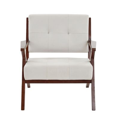 Wohnzimmerstuhl mit Stoff-Bedeckungsmaterial Modernes Massivholz-Einfachsofa