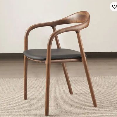 Massivholz Speisestuhl für Restaurant und Speisesaal Gewichtsgrenze 150kg Design Stil EUROPÄISCH