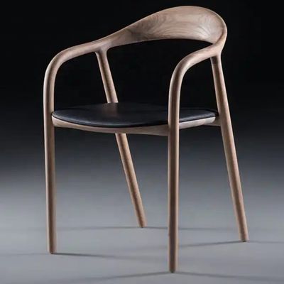 Massivholz Speisestuhl für Restaurant und Speisesaal Gewichtsgrenze 150kg Design Stil EUROPÄISCH