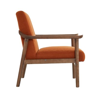 Moderne Stoff-Sessel-Lounge-Sofa Einzelsofa-Sessel Massivholz-Sofasofa-Sessel mit Postverpackung im Freizeitstuhl-Stil
