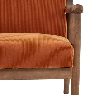 Moderne Stoff-Sessel-Lounge-Sofa Einzelsofa-Sessel Massivholz-Sofasofa-Sessel mit Postverpackung im Freizeitstuhl-Stil