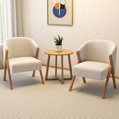 Komfortable moderne Luxus Samt Weiches Sofa Wohnzimmer Wohnzimmer Massivholz Faul Polster weißer Stuhl zum Essen Stuhl