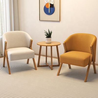 Komfortable moderne Luxus Samt Weiches Sofa Wohnzimmer Wohnzimmer Massivholz Faul Polster weißer Stuhl zum Essen Stuhl