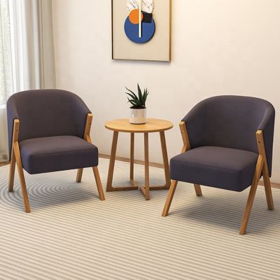 Komfortable moderne Luxus Samt Weiches Sofa Wohnzimmer Wohnzimmer Massivholz Faul Polster weißer Stuhl zum Essen Stuhl