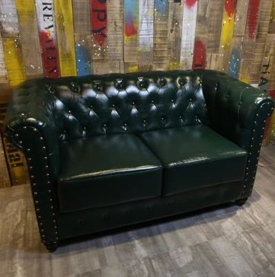 Nordic Design Moderne Massivholz-Stuhl und PU-Leder für ein Sitzzimmer Wohnzimmersofa