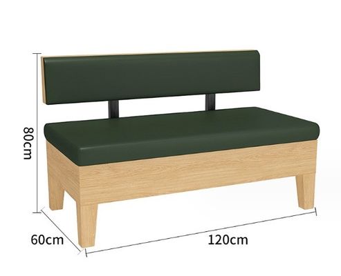 Modernes nordisches Design Massivholzstuhl PU Leder Wohnzimmer Sofa Holzstühle Stand für komfortables Sitzen