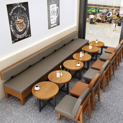 Modernes nordisches Design Massivholzstuhl PU Leder Wohnzimmer Sofa Holzstühle Stand für komfortables Sitzen