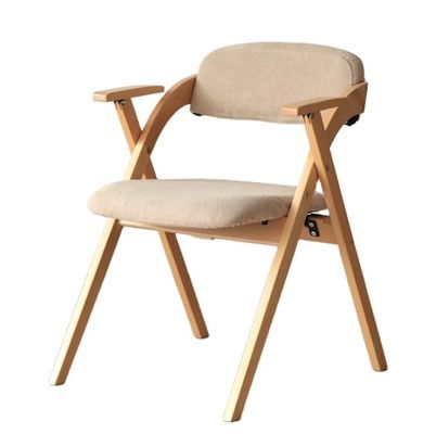 Holz Esszessel Wohnzimmer im modernen Stil W52.5*D60*H77.5CM mit Klappdesign