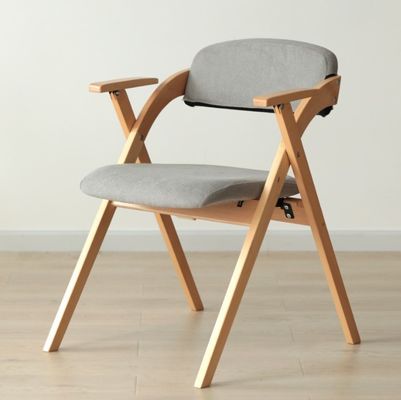 Holz Esszessel Wohnzimmer im modernen Stil W52.5*D60*H77.5CM mit Klappdesign