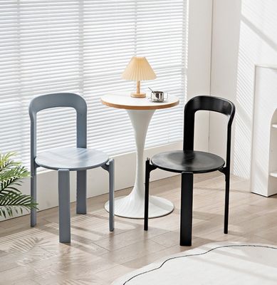 Nordic Modern Hotel Wohnzimmer Restaurant Massivholzrücken Esszessel mit Nitrolacke