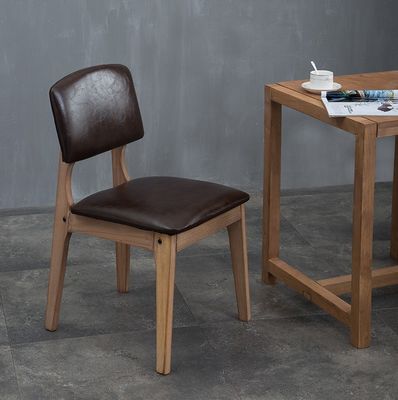 Moderne Esszimmermöbel Massivholzstühle mit Nitrolacquer-Finixierung für Restaurantmöbel