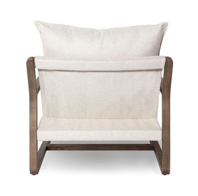 Moderne Holz-Lounge-Sessel in natürlicher/Walnussfarbe für Wohnzimmerdekoration