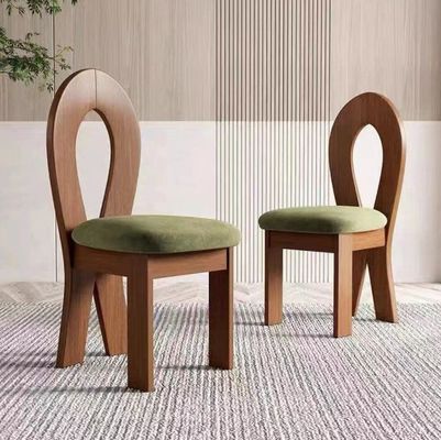 Postverpackung N Wohnzimmermöbel Modernes Design Weiches Sitz Holz Lammwolle Esszimmerstuhl für Hotel und Zuhause